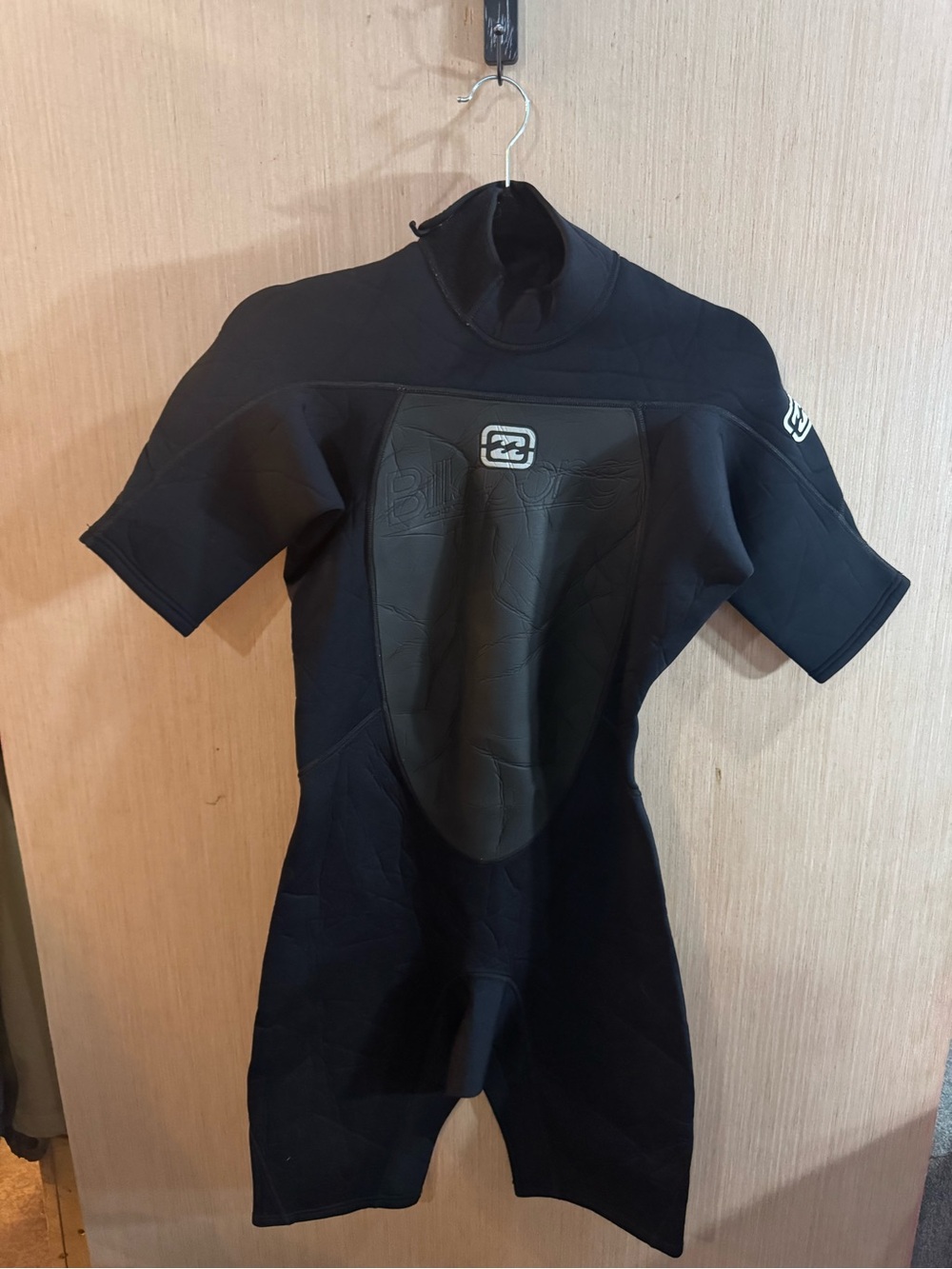 Women’s Billabong Foil Flatlock 202 Superflex 50 Short Sleeve Black Wetsuit M